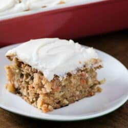 Easy Carrot Snack Cake hero.