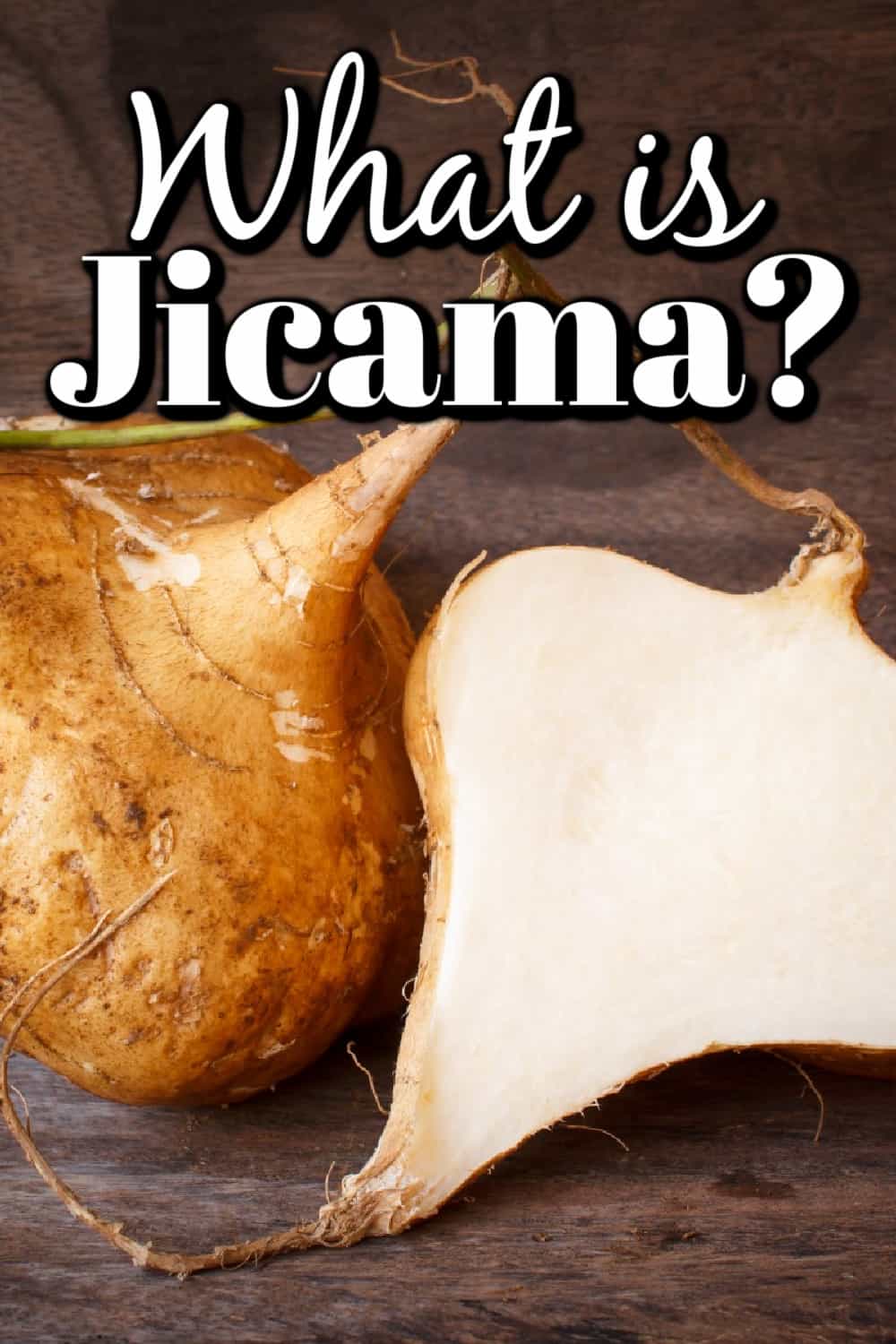 What is Jicama? How can I eat it? This lesser-known root vegetable is wonderful eaten raw. It is crispy and crunchy and a juicy finish. Come and learn more about Jicamas. What is Jicama and How Do I Eat It? PIn